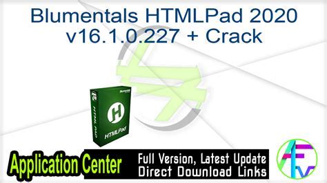 Blumentals HTMLPad 2023 V16.1.0.227 With Crack 